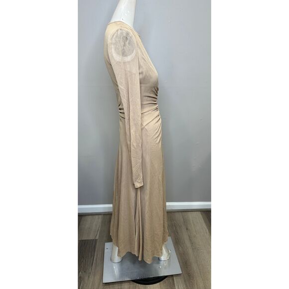 Proenza Schouler Kerstin Ruched Crepe Jersey Midi-Dress US 0 $1590 - Picture 9 of 11